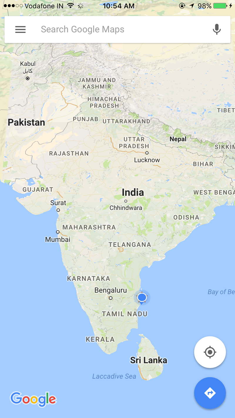 Chennai, Tamil Nadu, India Google Maps