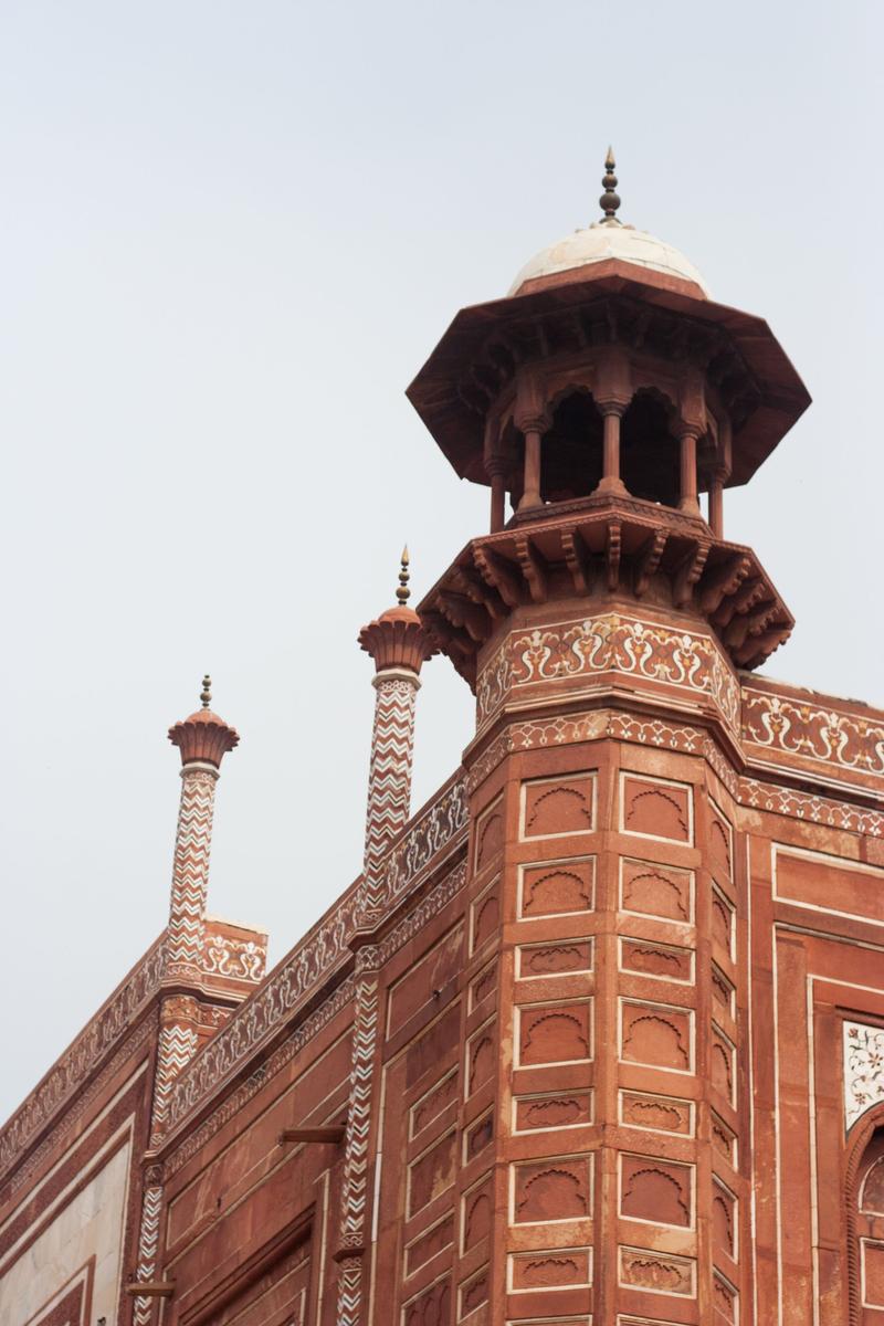 Detail views of Taj Mahal, Agra, Uttar Pradesh, India