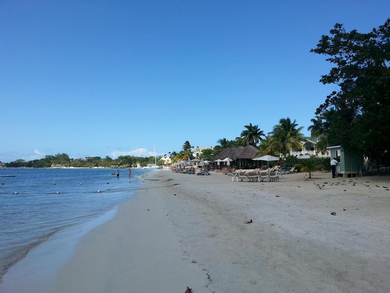 The beach, Negril, Jamaica.