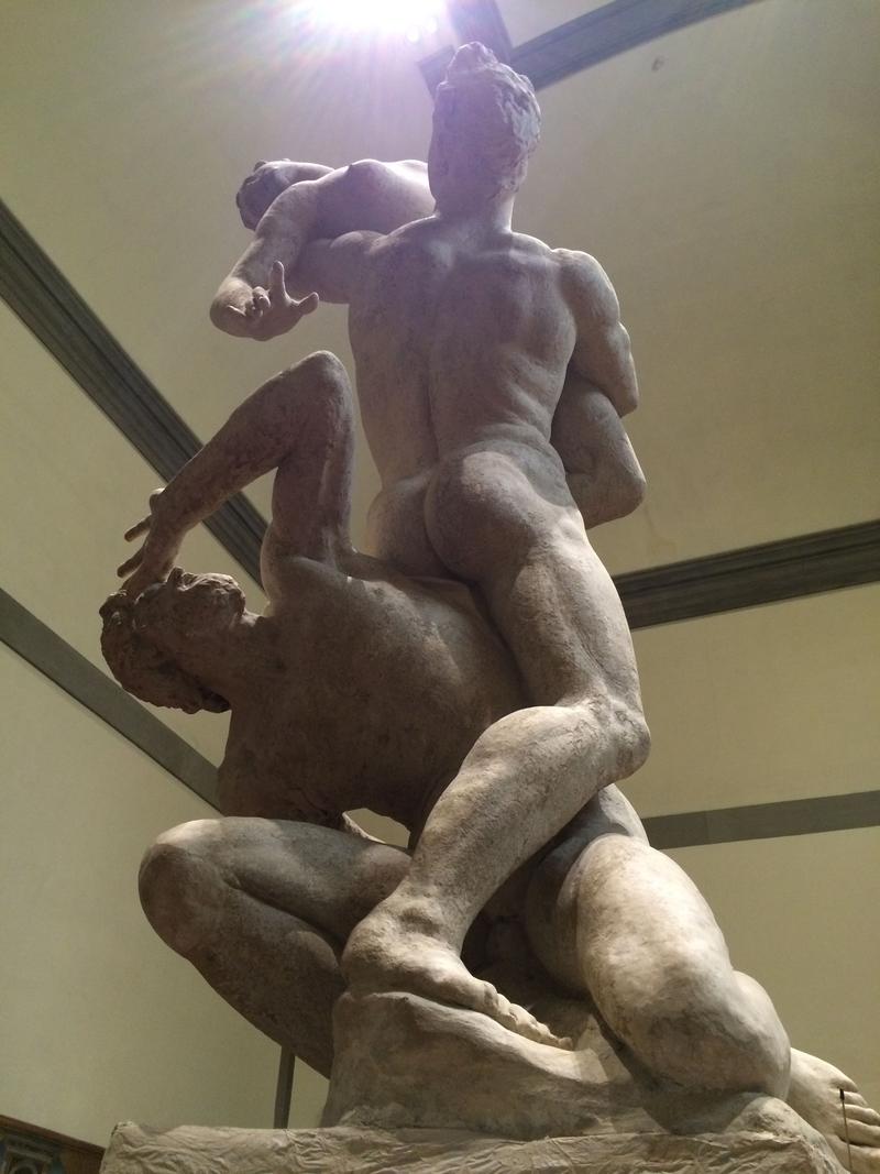 Jean de Boulogne's Plaster Cast of the Rape of the Sabines, Accademia Gallery, Florence, Italy