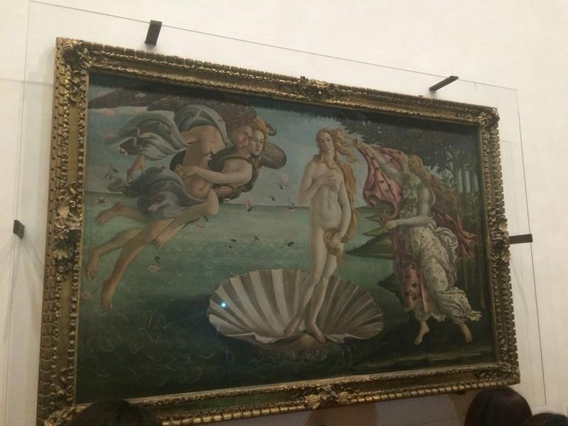 The Birth of Venus, Uffizi Gallery, Florence, Italy