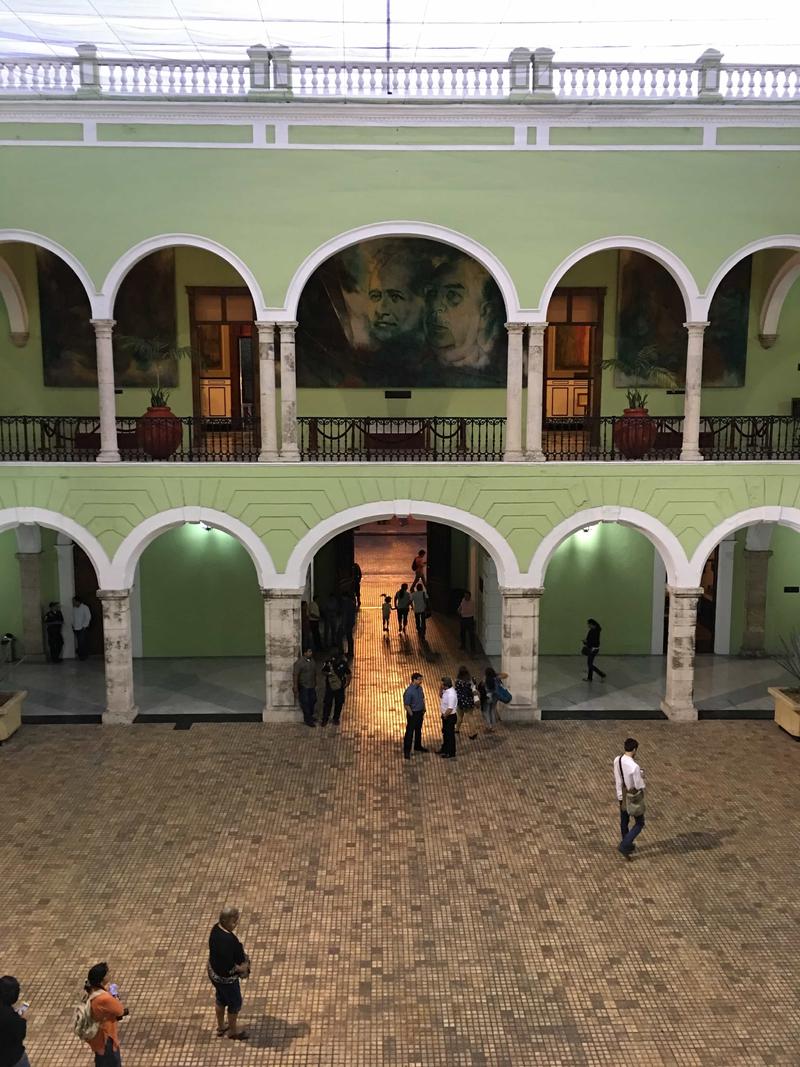 Interior of Governor's Palace, Mérida, Yucatán, Mexico
