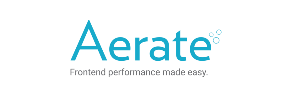 Logo Design for Aerate - frontend performance tool