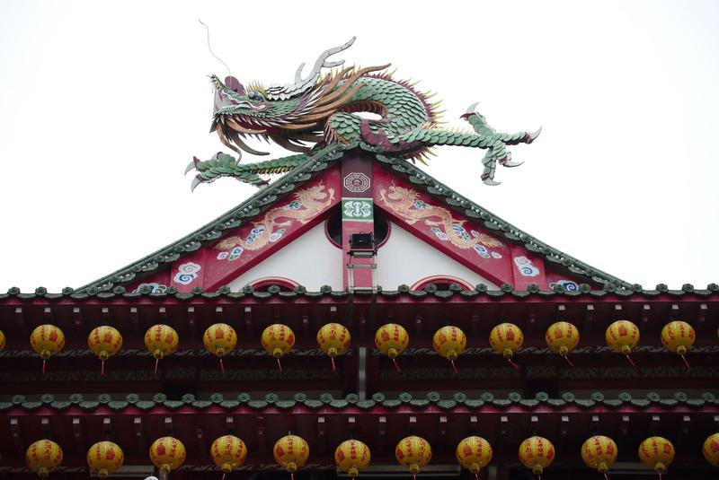 Temple details, Hualien, Taiwan