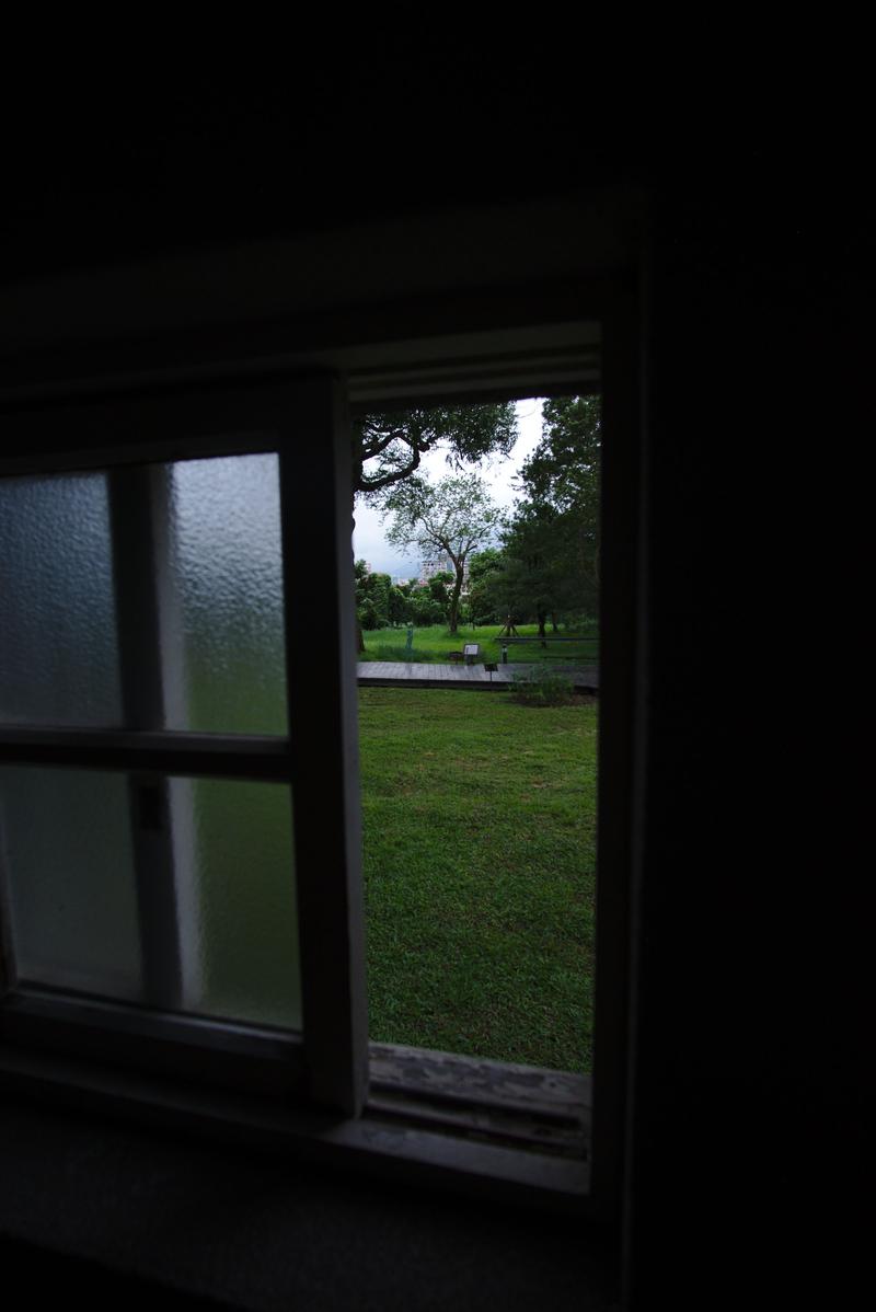 Window look through at Pine Garden, Hualien, Taiwan