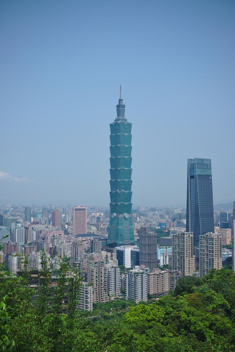 Taipei 101 as viewed from Elephant mountain