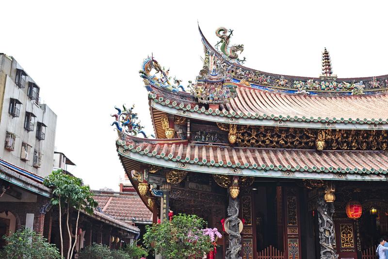 Boa’an Temple details- Taipei, Taiwan