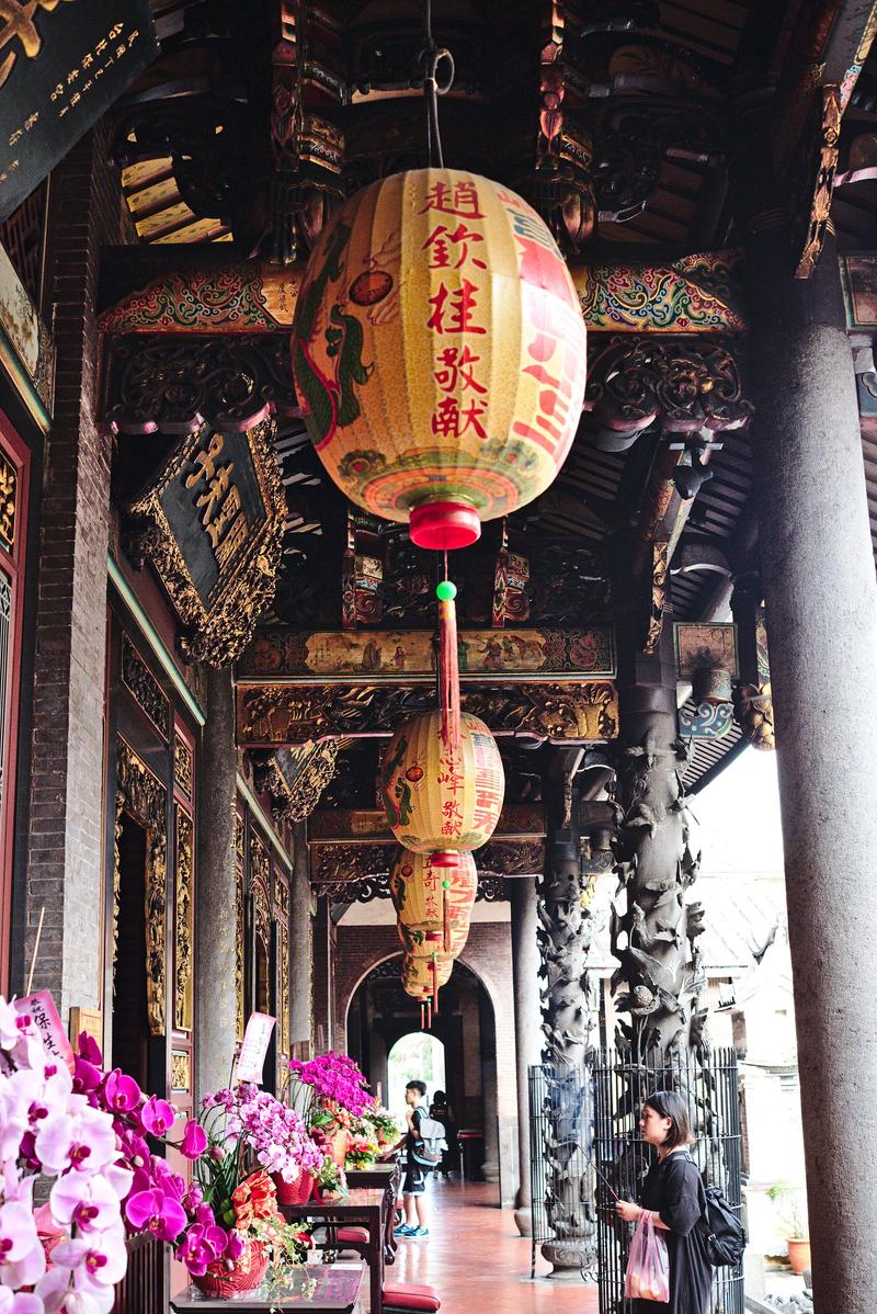 Boa’an Temple Lanterns & details- Taipei, Taiwan