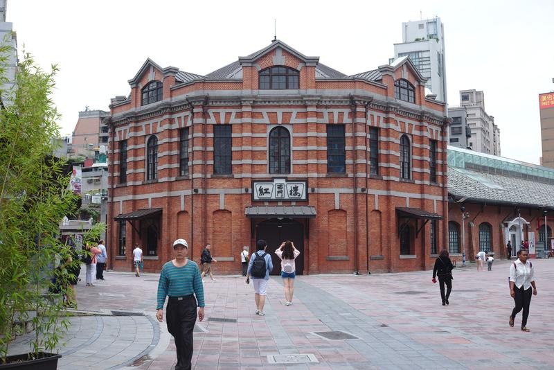The historic Red House Theater exterior, Taipei, Taiwan