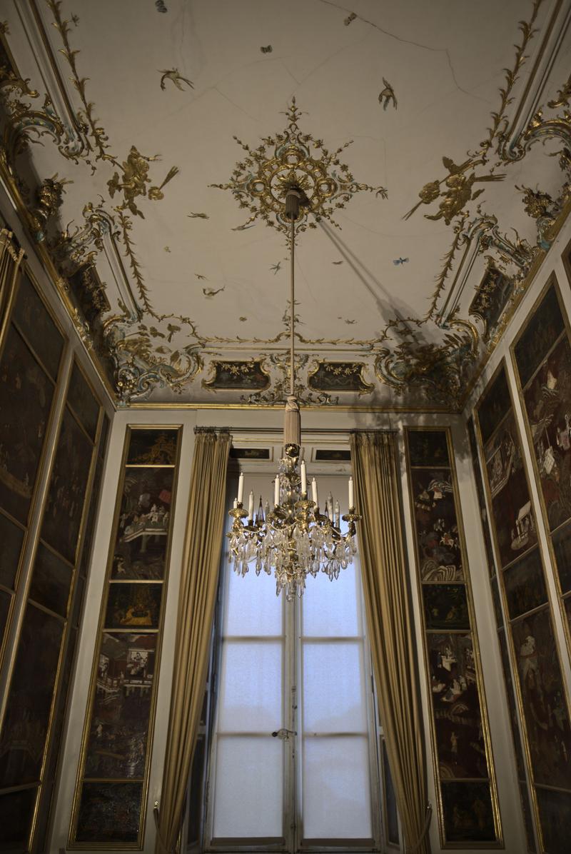 Nymphenburg Palace interior, Munich, Germany