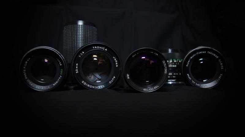 Vintage M42mount lenses