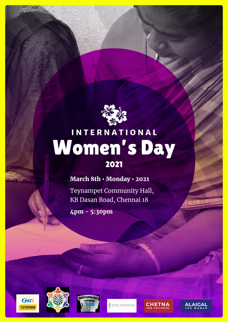International Women's Day, 2021 Chennai, India