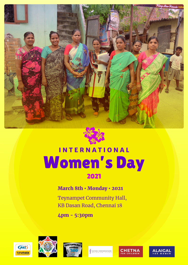 International Women's Day, 2021 Chennai, India
