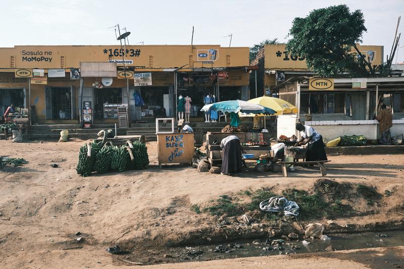 Fruit stand, Entebbe, Uganda